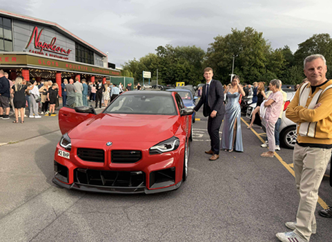 BMW M2 - Prom Event with Bride Dressed
