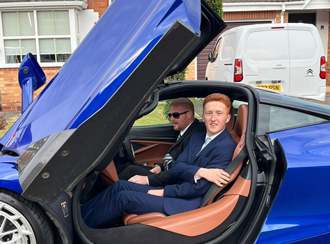 McLaren With Doors Open